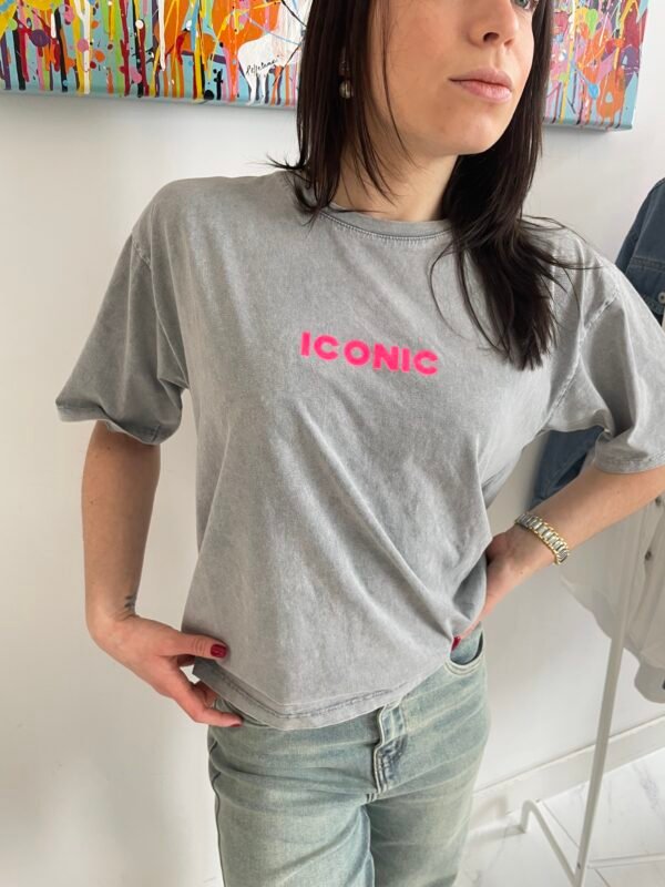 T shirt Iconic Gris