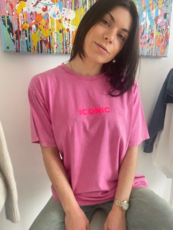T shirt iconic  Fushia